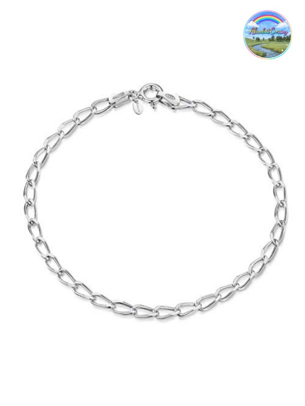 925 Sterling Silver Adjustable Link Chain Bracelet for Charms